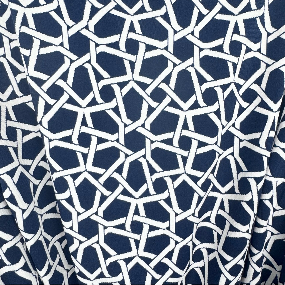 Chaus Navy Print Dress Size 2X - Picture 13 of 16